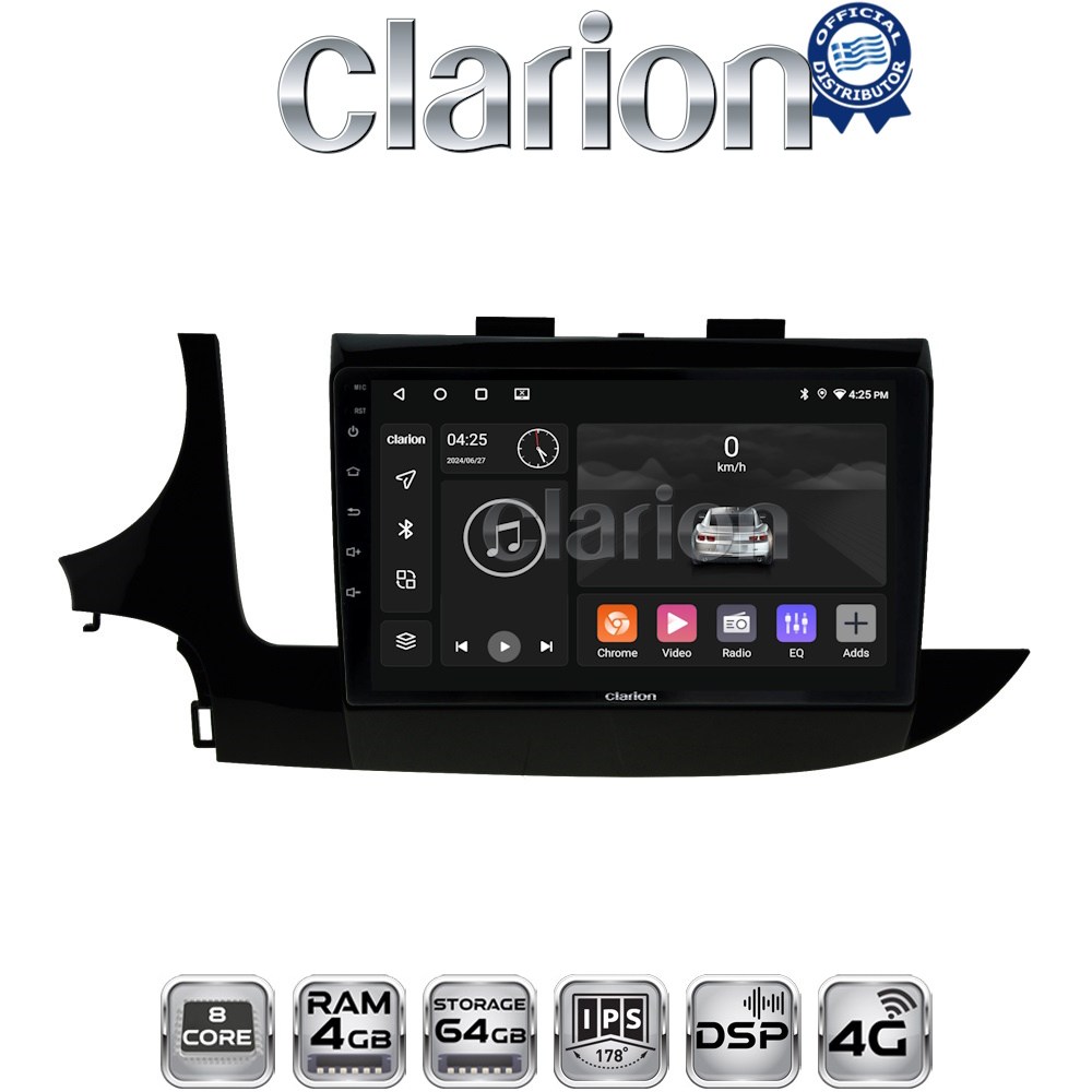 CLARION GL72536 Οθόνη OEM Multimedia Αυτοκινήτου για OPEL MOKKA 2016> (CarPlay/AndroidAuto/BT/GPS/WIFI/GPRS)