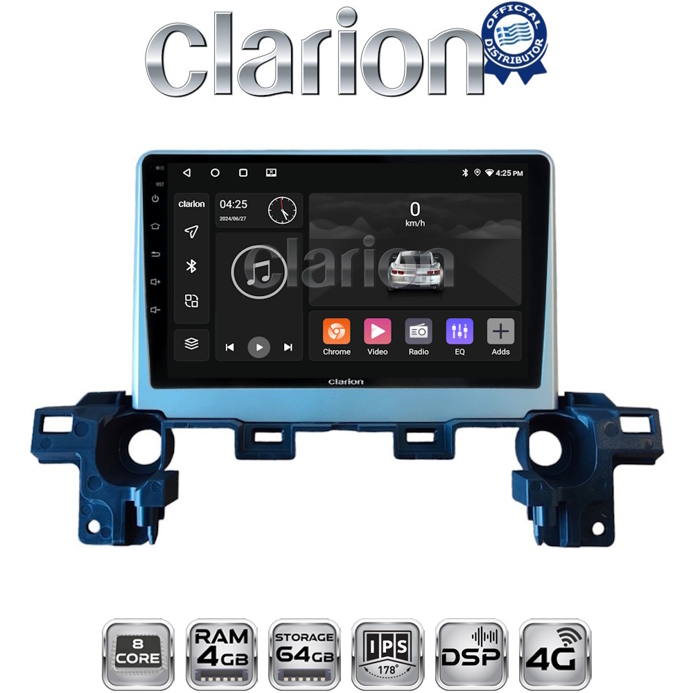 CLARION GL72538 Οθόνη OEM Multimedia Αυτοκινήτου για Mazda CX-5 2018 > (CarPlay/AndroidAuto/BT/GPS/WIFI/GPRS)