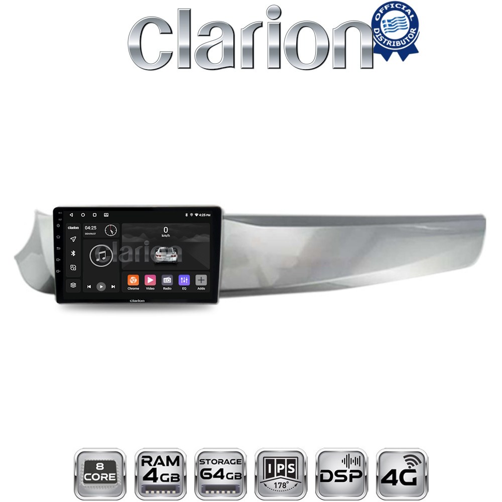 CLARION GL72643 Οθόνη OEM Multimedia Αυτοκινήτου για Alfa Romeo Guilietta 2010 > 2014 (CarPlay/AndroidAuto/BT/GPS/WIFI/GPRS)