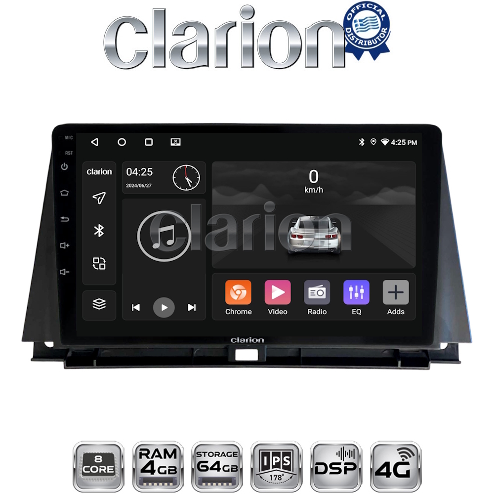 CLARION GL72702 Οθόνη OEM Multimedia Αυτοκινήτου για Lexus NX 2014 > 2016 (CarPlay/AndroidAuto/BT/GPS/WIFI/GPRS)