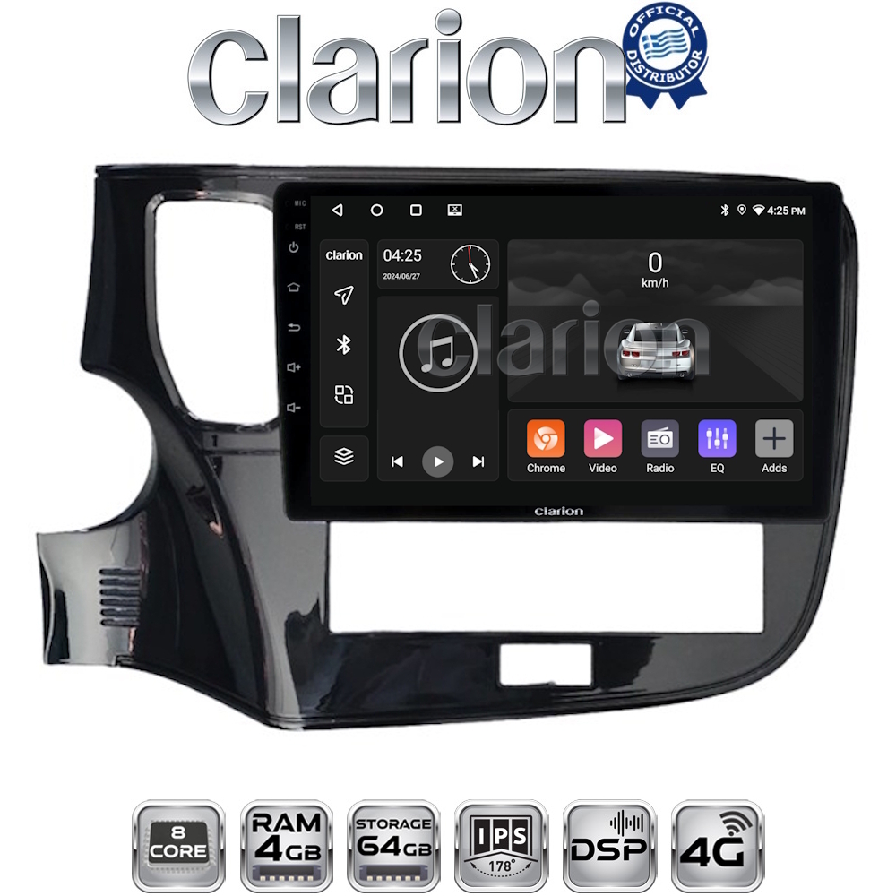 CLARION GL72894 Οθόνη OEM Multimedia Αυτοκινήτου για Mitsubishi Outlander 2020 > (CarPlay/AndroidAuto/BT/GPS/WIFI/GPRS)