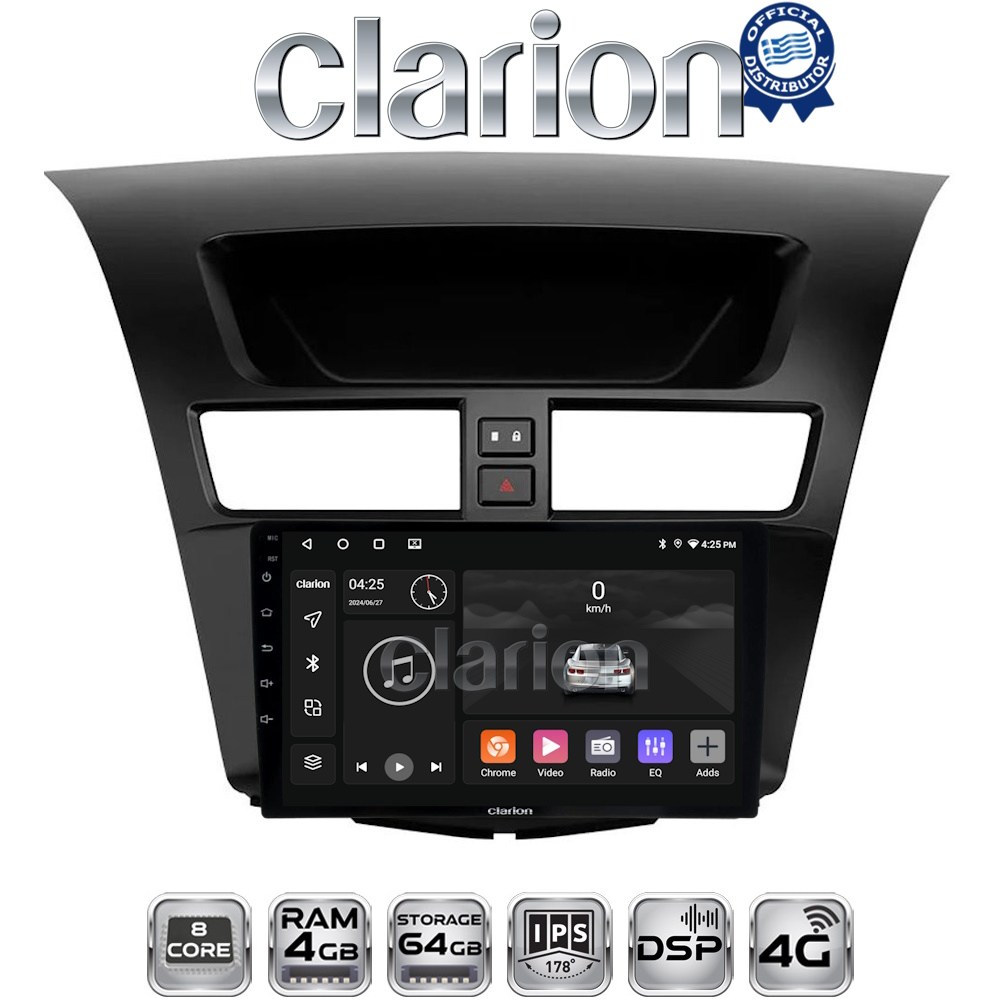 CLARION GL72994 Οθόνη OEM Multimedia Αυτοκινήτου για Mazda BT50 2012 > 2018 (CarPlay/AndroidAuto/BT/GPS/WIFI/GPRS)