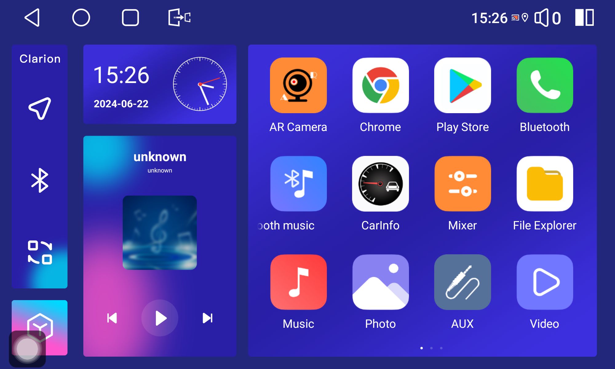 CLARION GL75284 Οθόνη OEM Multimedia Αυτοκινήτου για VW T-ROC & T-CROSS 2017>  (CarPlay/AndroidAuto/BT/GPS/WIFI/GPRS)