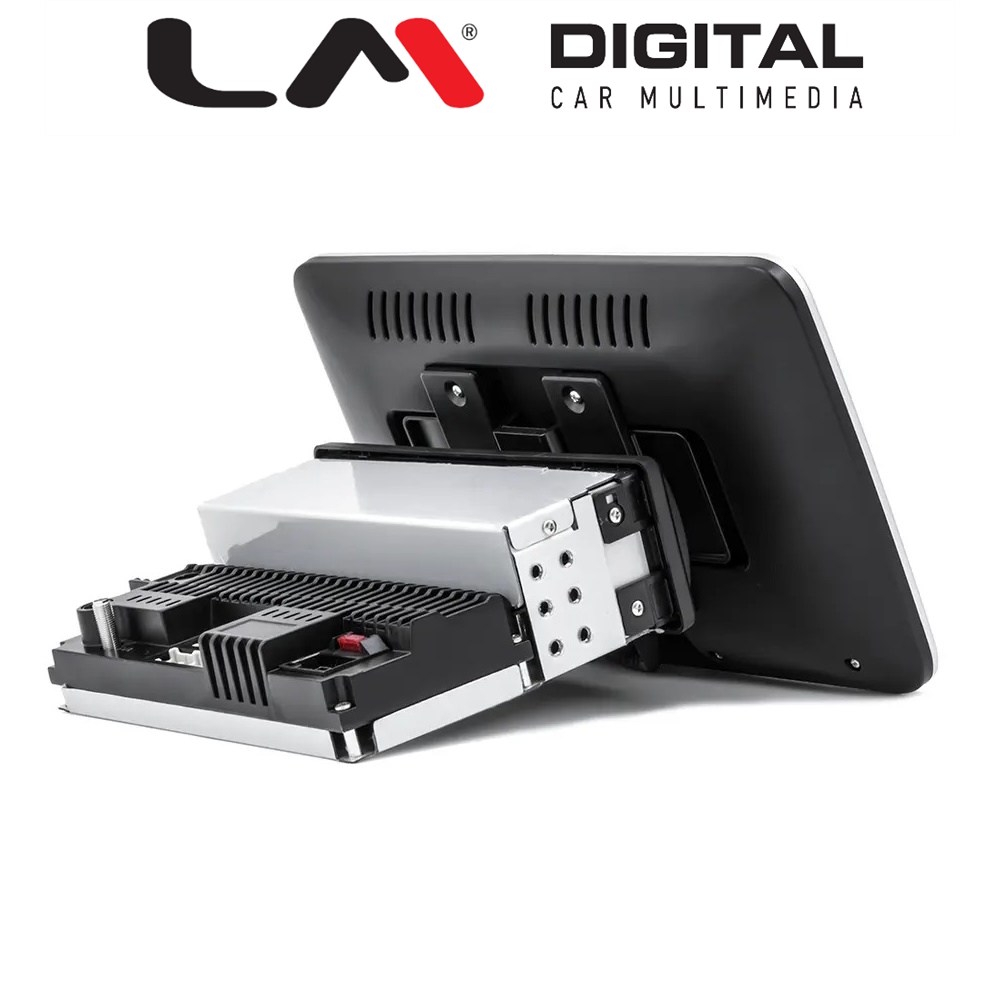 LM Digital - LM E8R10 GPS Οθόνη OEM Multimedia Αυτοκινήτου για Οθόνη universal τύπου tablet με 1DIN βάση από πίσω (CarPlay/AndroidAuto/BT/GPS/WIFI/GPRS)