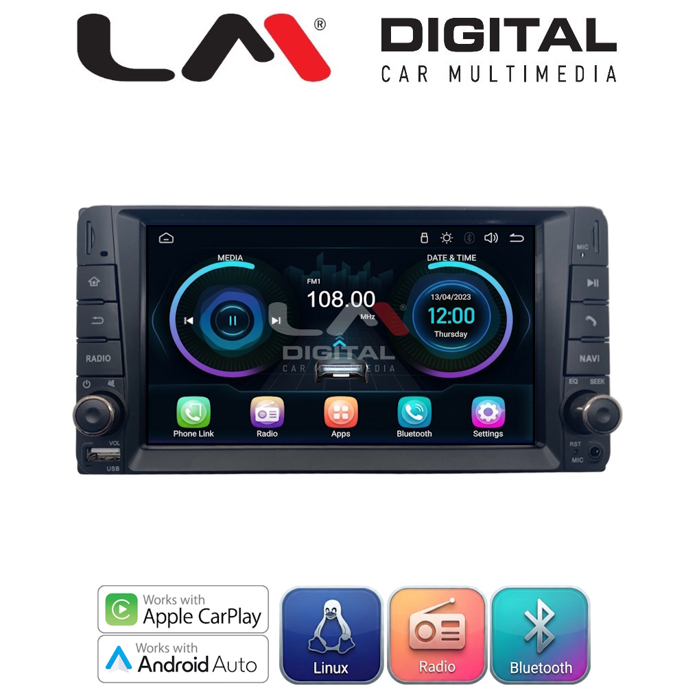 LM Digital - LM LX071 Οθόνη OEM Multimedia Αυτοκινήτου για TOYOTA
RAV 4 1999 > 2009
HILUX 2005 > 2011
YARIS 2015 > (αναλόγως την εργοστασιακή πηγή)
CELICA 1999 > 2009
MR2 - PRIUS 2009 > 2015
URBANCRUISER
(διαστάσεις 20x10cm) (CarPlay/Androi