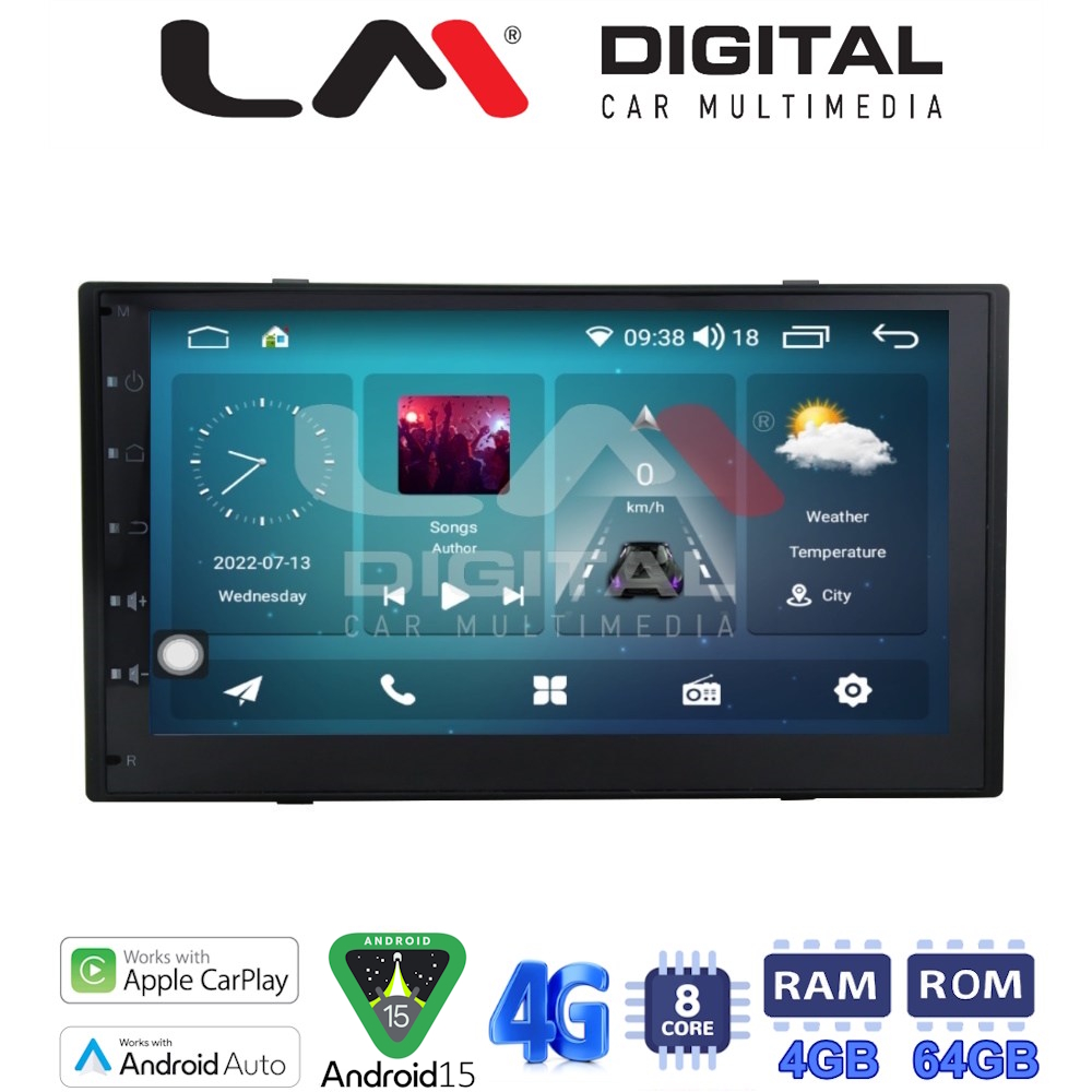LM Digital - LM Q8011 GPS Οθόνη OEM Multimedia Αυτοκινήτου για Nissan 2006 > 2013 (CarPlay/AndroidAuto/BT/GPS/WIFI/GPRS)