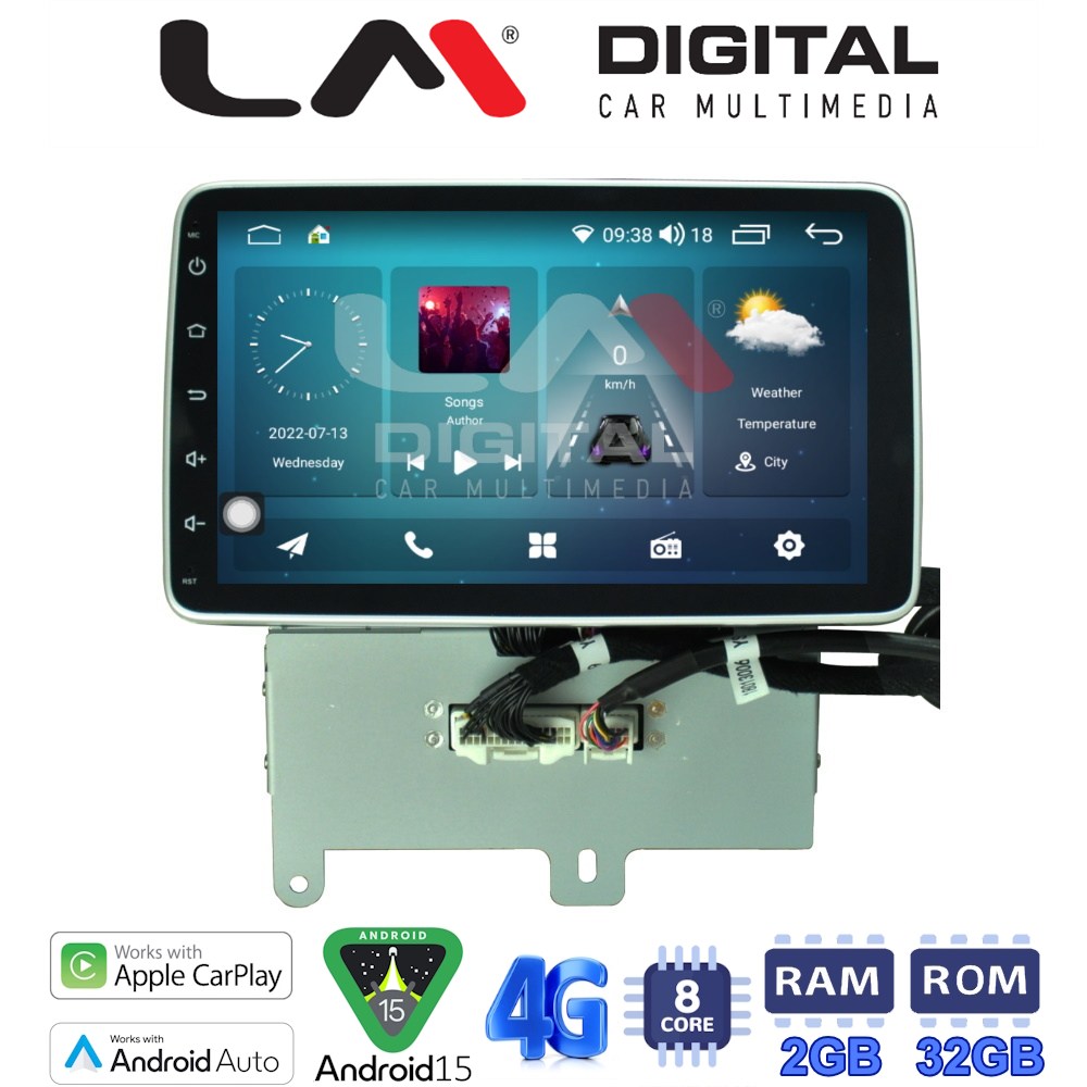 LM Digital - LM R8748 GPS Οθόνη OEM Multimedia Αυτοκινήτου για FIAT TIPO 2019> (CarPlay/AndroidAuto/BT/GPS/WIFI/GPRS)