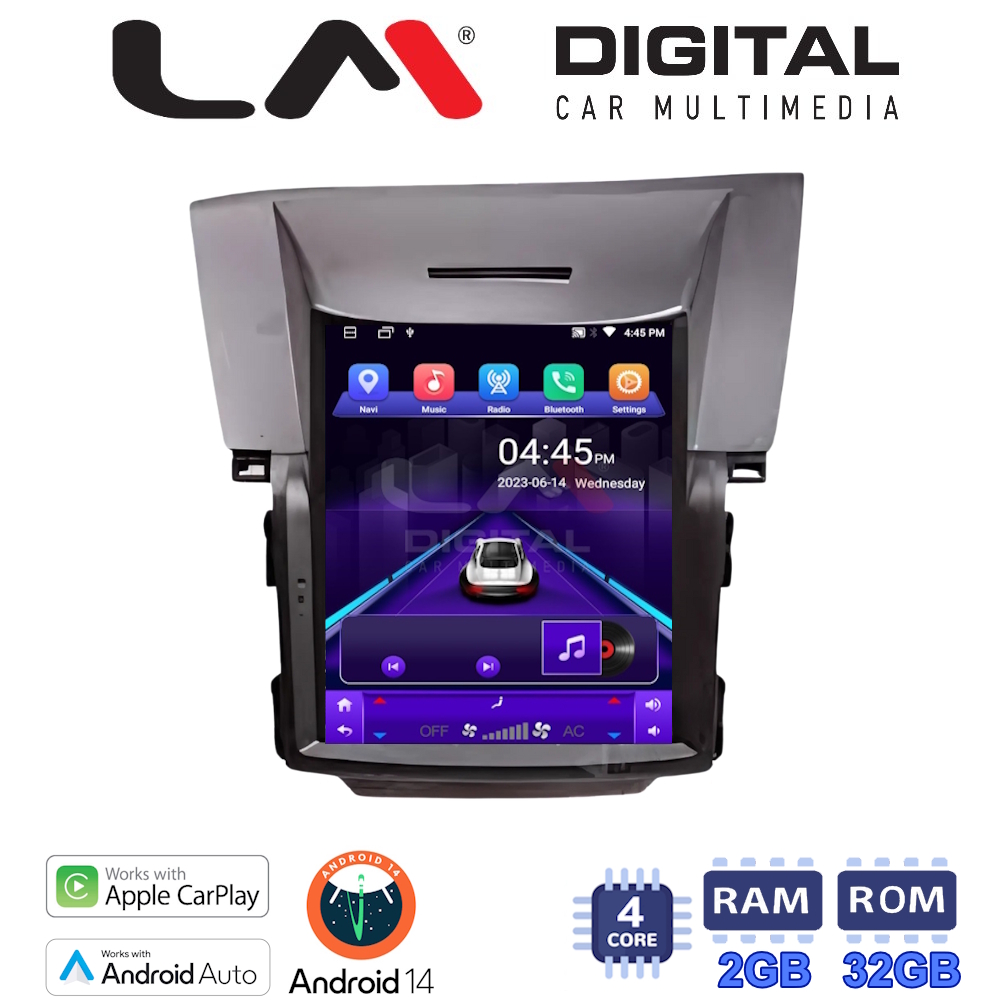 LM Digital - LM TN4378 GPS Οθόνη OEM Multimedia τυπου Tesla 9,7inch Honda CRV 2013 > (CarPlay/AndroidAuto/BT/GPS/WIFI/GPRS)