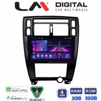LM Digital - LM ZA4006B GPS Οθόνη OEM Multimedia Αυτοκινήτου για TUCSON 2004 > 2010 (CarPlay/AndroidAuto/BT/GPS/WIFI/GPRS)