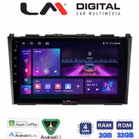 LM Digital - LM ZA4009 GPS Οθόνη OEM Multimedia Αυτοκινήτου για HONDA CRV 2005>2012 (CarPlay/AndroidAuto/BT/GPS/WIFI/GPRS)