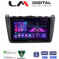 LM Digital - LM ZA4012 GPS Οθόνη OEM Multimedia Αυτοκινήτου για Mazda 6 2008 > 2012 (CarPlay/AndroidAuto/BT/GPS/WIFI/GPRS)