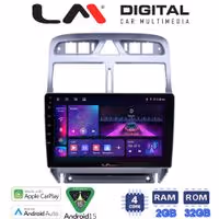 LM Digital - LM ZA4017 GPS Οθόνη OEM Multimedia Αυτοκινήτου για PEUGEOT 307 2001 > 2008  (CarPlay/AndroidAuto/BT/GPS/WIFI/GPRS)