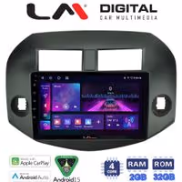 LM Digital - LM ZA4018B GPS Οθόνη OEM Multimedia Αυτοκινήτου για Toyota Rav4 2007 > 2012 (CarPlay/AndroidAuto/BT/GPS/WIFI/GPRS)
