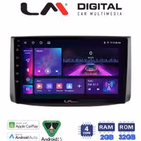 LM Digital - LM ZA4021 GPS Οθόνη OEM Multimedia Αυτοκινήτου για Chevrolet Aveo 2006 > 2010 (CarPlay/AndroidAuto/BT/GPS/WIFI/GPRS)