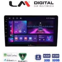 LM Digital - LM ZA4023SA GPS Οθόνη OEM Multimedia Αυτοκινήτου για Kia Sportage 2004 > 2010 (CarPlay/AndroidAuto/BT/GPS/WIFI/GPRS)