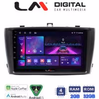 LM Digital - LM ZA4027 GPS Οθόνη OEM Multimedia Αυτοκινήτου για TOYOTA AVENSIS T27 2009 > 2016 (CarPlay/AndroidAuto/BT/GPS/WIFI/GPRS)