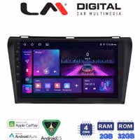 LM Digital - LM ZA4034 GPS Οθόνη OEM Multimedia Αυτοκινήτου για MAZDA 3  2009>2014 (CarPlay/AndroidAuto/BT/GPS/WIFI/GPRS)