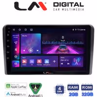 LM Digital - LM ZA4049 GPS Οθόνη OEM Multimedia Αυτοκινήτου για AUDI A3 (8P) 2003.2012 (CarPlay/AndroidAuto/BT/GPS/WIFI/GPRS)