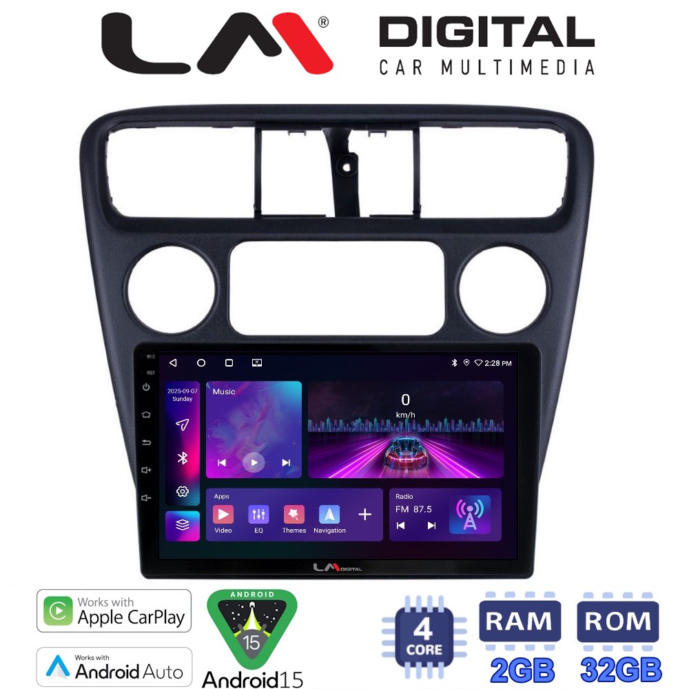 LM Digital - LM ZA4082 GPS Οθόνη OEM Multimedia Αυτοκινήτου για Honda Accord Coupe 1998>2004    (CarPlay/AndroidAuto/BT/GPS/WIFI/GPRS)