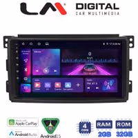 LM Digital - LM ZA4087 GPS Οθόνη OEM Multimedia Αυτοκινήτου για SMART 2007>2010 (CarPlay/AndroidAuto/BT/GPS/WIFI/GPRS)