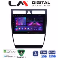 LM Digital - LM ZA4102 GPS Οθόνη OEM Multimedia Αυτοκινήτου για Audi A6 1998 > 2004 (CarPlay/AndroidAuto/BT/GPS/WIFI/GPRS)