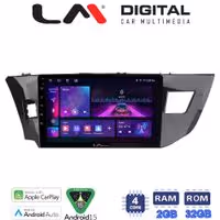LM Digital - LM ZA4126 GPS Οθόνη OEM Multimedia Αυτοκινήτου για TOYOTA COROLLA 2013>2016 (CarPlay/AndroidAuto/BT/GPS/WIFI/GPRS)