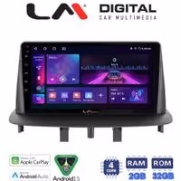 LM Digital - LM ZA4145 GPS Οθόνη OEM Multimedia Αυτοκινήτου για RENAULT MEGANE3 (CarPlay/AndroidAuto/BT/GPS/WIFI/GPRS)