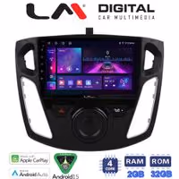 LM Digital - LM ZA4150 GPS Οθόνη OEM Multimedia Αυτοκινήτου για FORD FOCUS 2015>2018 (CarPlay/AndroidAuto/BT/GPS/WIFI/GPRS)