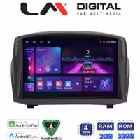LM Digital - LM ZA4152B GPS Οθόνη OEM Multimedia Αυτοκινήτου για 0 (CarPlay/AndroidAuto/BT/GPS/WIFI/GPRS)