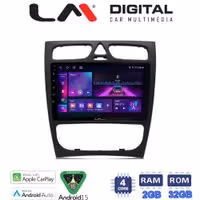 LM Digital - LM ZA4171 GPS Οθόνη OEM Multimedia Αυτοκινήτου για MERCEDES C (W203) - CLK (W208) (CarPlay/AndroidAuto/BT/GPS/WIFI/GPRS)