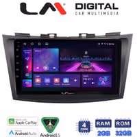 LM Digital - LM ZA4179 GPS Οθόνη OEM Multimedia Αυτοκινήτου για SUZUKI SWIFT 2011>2016 (CarPlay/AndroidAuto/BT/GPS/WIFI/GPRS)