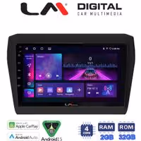 LM Digital - LM ZA4180 GPS Οθόνη OEM Multimedia Αυτοκινήτου για SUZUKI SWIFT 2016> (CarPlay/AndroidAuto/BT/GPS/WIFI/GPRS)