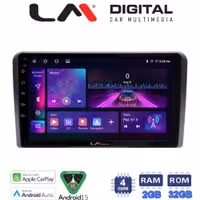 LM Digital - LM ZA4190 GPS Οθόνη OEM Multimedia Αυτοκινήτου για PEUGEOT 308 2013> (CarPlay/AndroidAuto/BT/GPS/WIFI/GPRS)