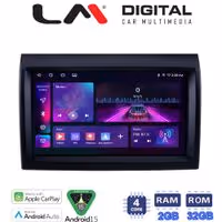 LM Digital - LM ZA4193 GPS Οθόνη OEM Multimedia Αυτοκινήτου για DUCATO, BOXER, JUMBER  (CarPlay/AndroidAuto/BT/GPS/WIFI/GPRS)