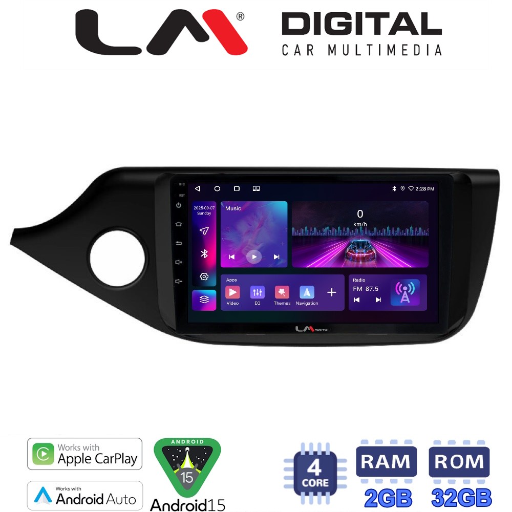 LM Digital - LM ZA4216 GPS Οθόνη OEM Multimedia Αυτοκινήτου για KIA CEED 2013 > 2016  (CarPlay/AndroidAuto/BT/GPS/WIFI/GPRS)