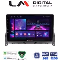 LM Digital - LM ZA4265 GPS Οθόνη OEM Multimedia Αυτοκινήτου για MERCEDES C CLASS (W204) 2007>2011 (CarPlay/AndroidAuto/BT/GPS/WIFI/GPRS)