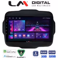 LM Digital - LM ZA4273 GPS Οθόνη OEM Multimedia Αυτοκινήτου για Jeep Gran Cherokee 2014 > (CarPlay/AndroidAuto/BT/GPS/WIFI/GPRS)
