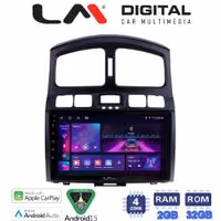LM Digital - LM ZA4317 GPS Οθόνη OEM Multimedia Αυτοκινήτου για Hyundai Santa Fe 2000 > 2006 (CarPlay/AndroidAuto/BT/GPS/WIFI/GPRS)