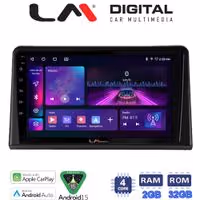 LM Digital - LM ZA4326 GPS Οθόνη OEM Multimedia Αυτοκινήτου για Renault Express 2023 > (CarPlay/AndroidAuto/BT/GPS/WIFI/GPRS)