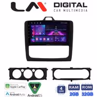 LM Digital - LM ZA4329B GPS Οθόνη OEM Multimedia Αυτοκινήτου για Ford Focus 2004 > 2012 (CarPlay/AndroidAuto/BT/GPS/WIFI)