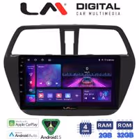 LM Digital - LM ZA4337 GPS Οθόνη OEM Multimedia Αυτοκινήτου για SUZUKI SX4 SCROSS 2014> (CarPlay/AndroidAuto/BT/GPS/WIFI/GPRS)