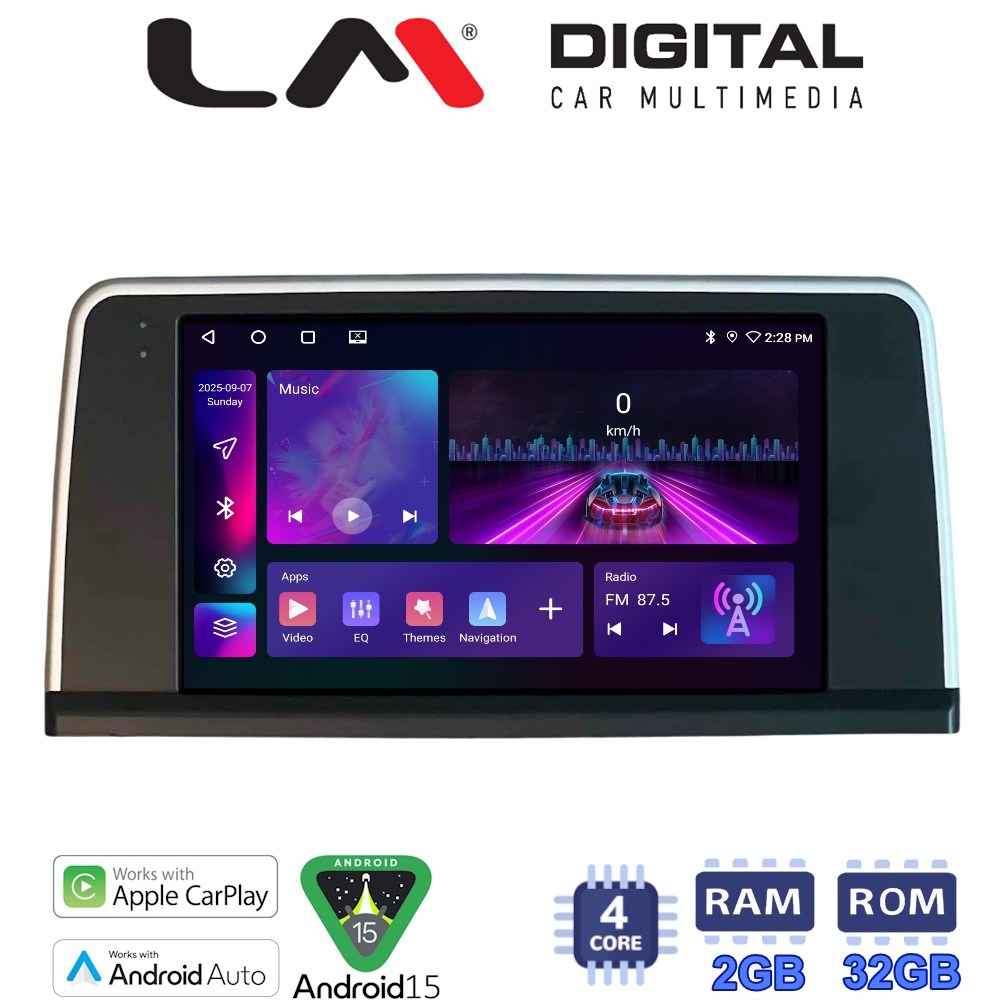 LM Digital - LM ZA4350 GPS Οθόνη OEM Multimedia Αυτοκινήτου για BMW SERIES 3 2010 >
(F30 F31,F34,F35,F80)
BMW SERIES 4 2013 >
(F32,F33,F36,F83)
με σύστημα NBT (CarPlay/AndroidAuto/BT/GPS/WIFI)