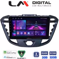 LM Digital - LM ZA4366 GPS Οθόνη OEM Multimedia Αυτοκινήτου για TRANSIT CUSTOM - TOURNEO CUSTOM 2013> (CarPlay/AndroidAuto/BT/GPS/WIFI/GPRS)