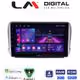 LM Digital - LM ZA4374 GPS Οθόνη OEM Multimedia Αυτοκινήτου για PEUGEOT 208-2008 2012>  (CarPlay/AndroidAuto/BT/GPS/WIFI/GPRS)