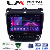 LM Digital - LM ZA4382 GPS Οθόνη OEM Multimedia Αυτοκινήτου για HONDA ACCORD 2002>2008 (CarPlay/AndroidAuto/BT/GPS/WIFI/GPRS)