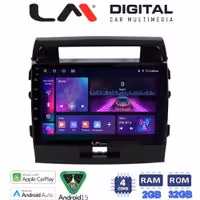 LM Digital - LM ZA4383 GPS Οθόνη OEM Multimedia Αυτοκινήτου για TOYOTA LANDCRUISER 2008>2015&nbsp;  (CarPlay/AndroidAuto/BT/GPS/WIFI/GPRS)