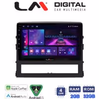 LM Digital - LM ZA4386 GPS Οθόνη OEM Multimedia Αυτοκινήτου για Toyota Land Cruiser 2016 (CarPlay/AndroidAuto/BT/GPS/WIFI/GPRS)