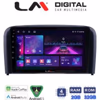 LM Digital - LM ZA4393 GPS Οθόνη OEM Multimedia Αυτοκινήτου για Volvo S80 2004 > 2006 (CarPlay/AndroidAuto/BT/GPS/WIFI/GPRS)