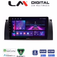 LM Digital - LM ZA4395 GPS Οθόνη OEM Multimedia Αυτοκινήτου για BMW S5-S7-X5 (E38-E39-E59) 1998 2003 (CarPlay/AndroidAuto/BT/GPS/WIFI/GPRS)