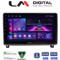LM Digital - LM ZA4404 GPS Οθόνη OEM Multimedia Αυτοκινήτου για PEUGEOT 407 2004 > 2011 (CarPlay/AndroidAuto/BT/GPS/WIFI/GPRS)